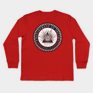 The Department of Truth Kids Long Sleeve T-Shirt